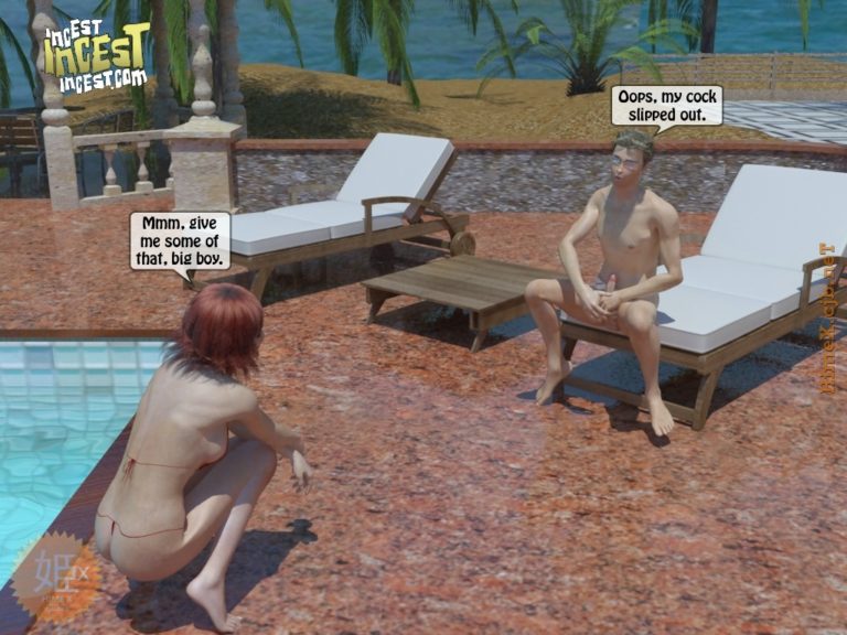 Summer At The Pool 3D Incest Porn Comics 