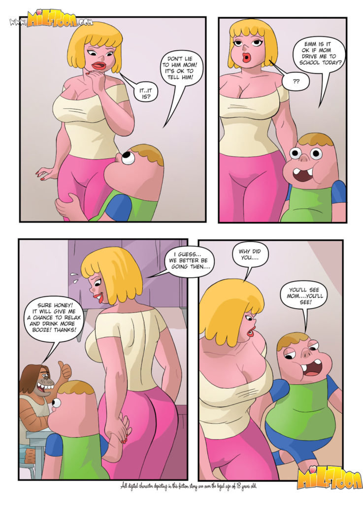 Cartoon comic porno