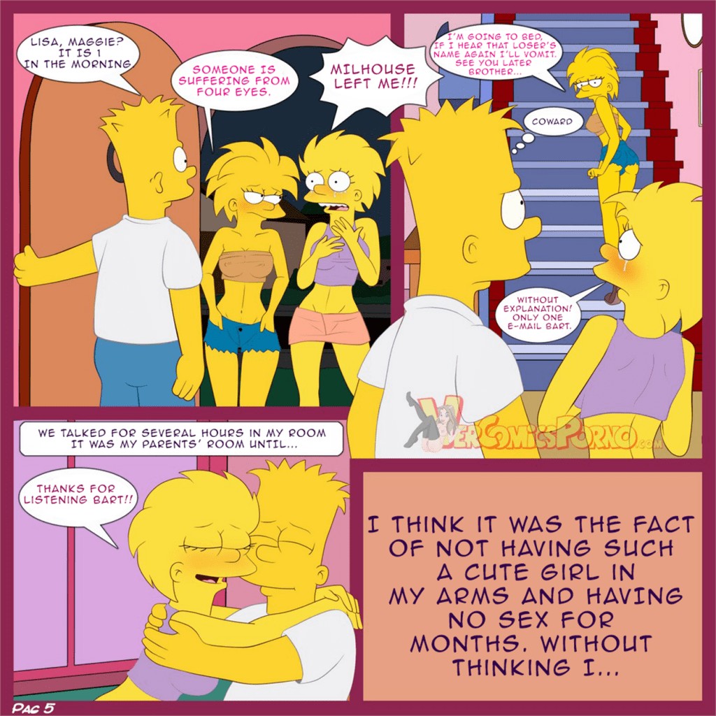Croc Comics Simpsons Milhouse Porn - Old Habits 1 â€“ The Simpsons Family Incest Sex Parody by Croc