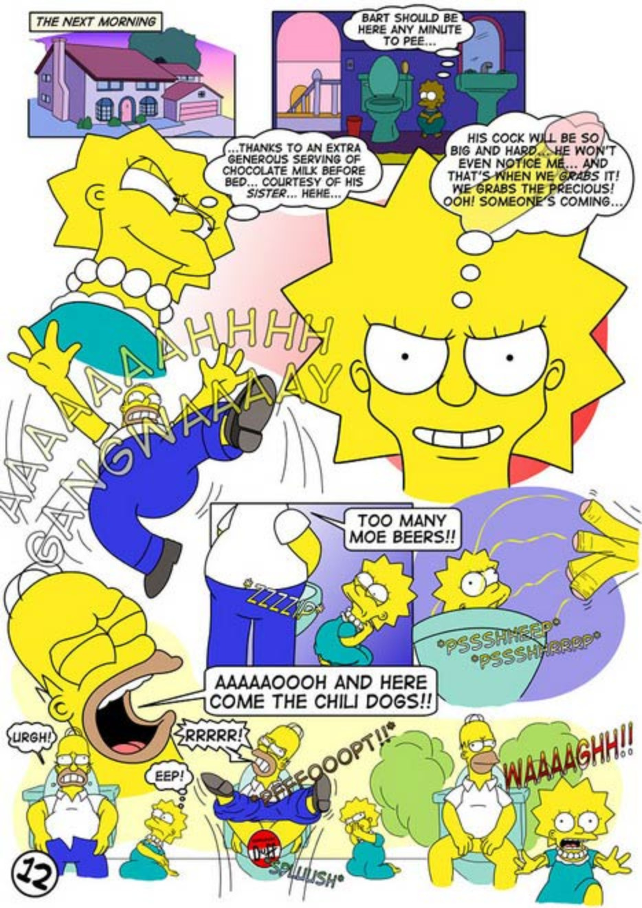 Simpson comics lisa porn Study Time
